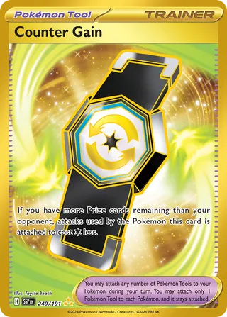 Counter Gain 249/252 from Surging Sparks