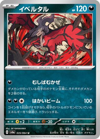 Yveltal 35/94 from Night Wanderer