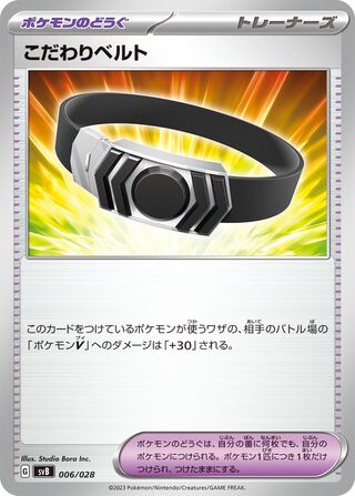 Choice Belt 6/28 from ex Premium Trainer Box
