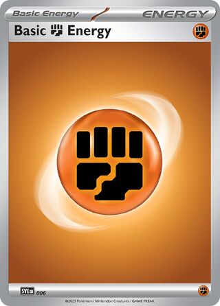 Basic Fighting Energy 6/16 from Scarlet & Violet Energies