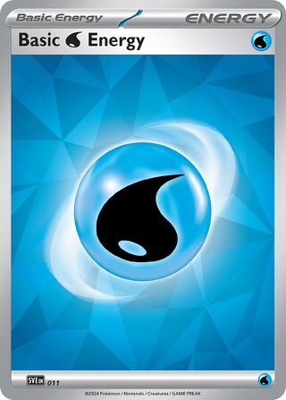 Basic Water Energy 11/16 from Scarlet & Violet Energies