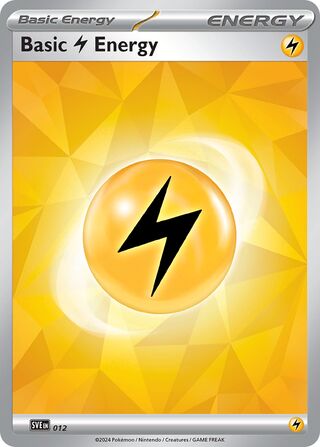 Basic Lightning Energy 12/16 from Scarlet & Violet Energies