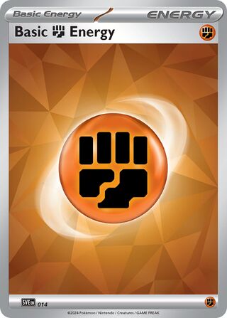 Basic Fighting Energy 14/16 from Scarlet & Violet Energies