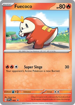 Fuecoco 2/209 from Scarlet & Violet Promos