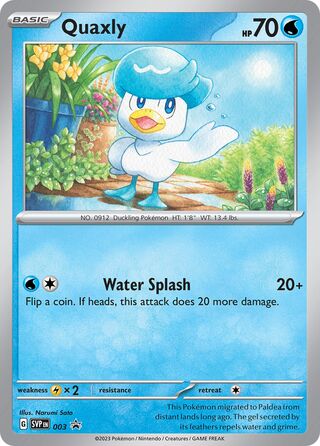 Quaxly 3/209 from Scarlet & Violet Promos