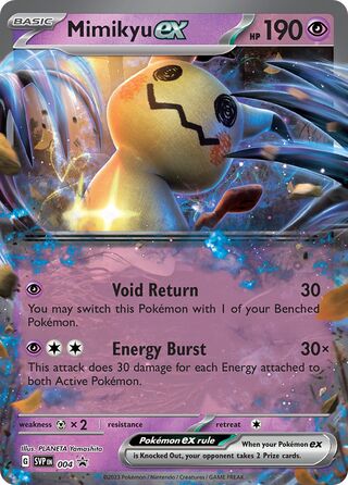 Mimikyu ex 4/209 from Scarlet & Violet Promos