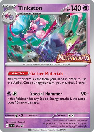 Tinkaton 20/209 from Scarlet & Violet Promos