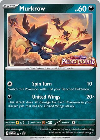 Murkrow 21/209 from Scarlet & Violet Promos