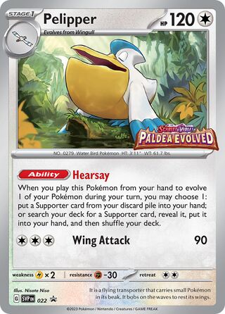 Pelipper 22/209 from Scarlet & Violet Promos