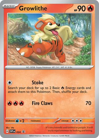 Growlithe 24/209 from Scarlet & Violet Promos
