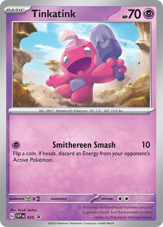 Tinkatink 25/209 from Scarlet & Violet Promos