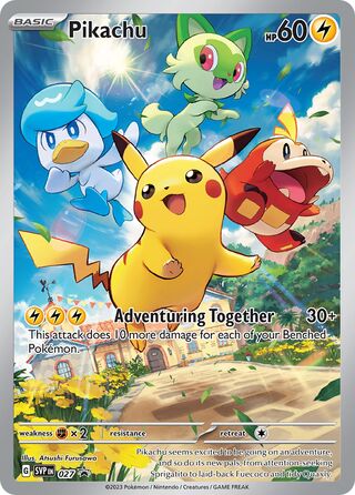 Pikachu 27/209 from Scarlet & Violet Promos