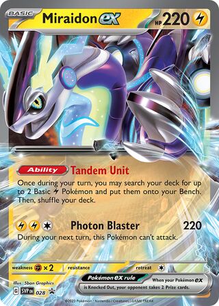 Miraidon ex 28/209 from Scarlet & Violet Promos