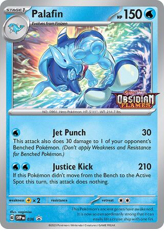 Palafin 36/209 from Scarlet & Violet Promos