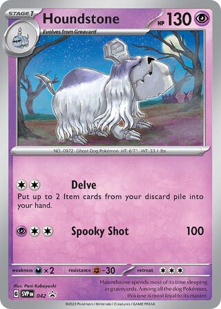 Houndstone 42/209 from Scarlet & Violet Promos