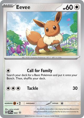 Eevee 43/209 from Scarlet & Violet Promos