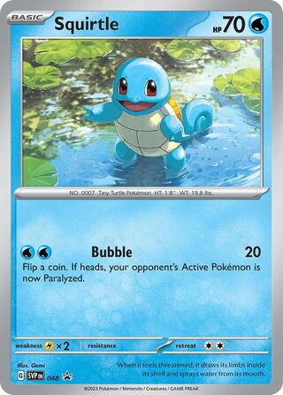 Squirtle 48/209 from Scarlet & Violet Promos
