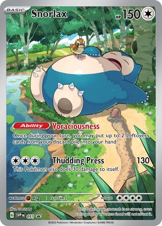 Snorlax 51/209 from Scarlet & Violet Promos