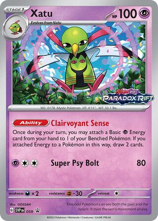 Xatu 59/209 from Scarlet & Violet Promos