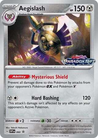 Aegislash 60/209 from Scarlet & Violet Promos