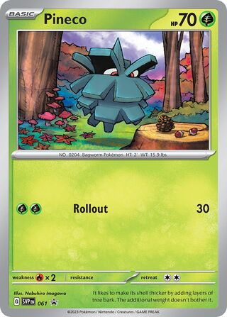 Pineco 61/209 from Scarlet & Violet Promos