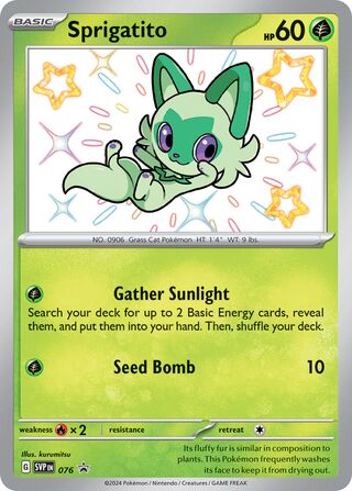 Sprigatito 76/209 from Scarlet & Violet Promos