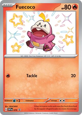 Fuecoco 79/209 from Scarlet & Violet Promos