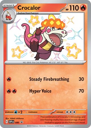 Crocalor 80/209 from Scarlet & Violet Promos