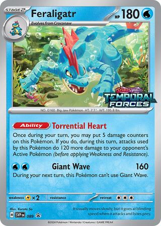 Feraligatr 89/209 from Scarlet & Violet Promos