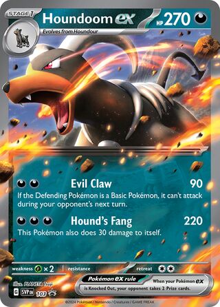 Houndoom ex 103/209 from Scarlet & Violet Promos