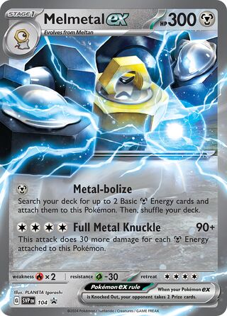Melmetal ex 104/209 from Scarlet & Violet Promos