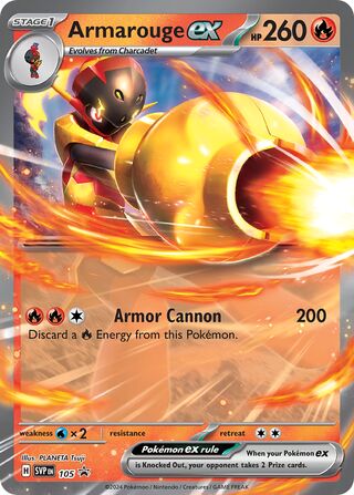 Armarouge ex 105/209 from Scarlet & Violet Promos