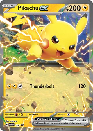 Pikachu ex 106/209 from Scarlet & Violet Promos