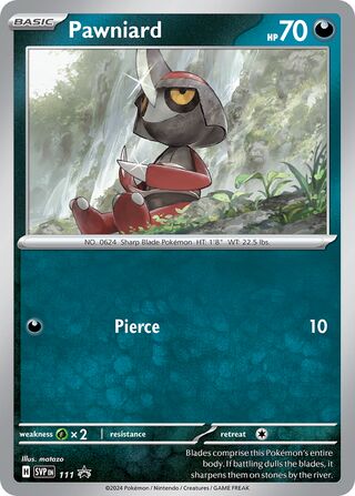 Pawniard 111/209 from Scarlet & Violet Promos