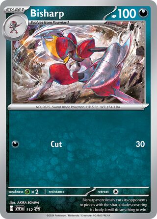Bisharp 112/209 from Scarlet & Violet Promos