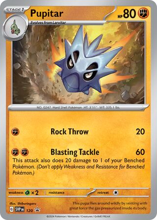 Pupitar 120/209 from Scarlet & Violet Promos