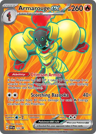 Armarouge ex 125/209 from Scarlet & Violet Promos