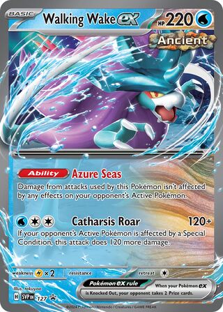 Walking Wake ex 127/209 from Scarlet & Violet Promos