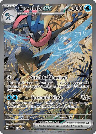 Greninja ex 132/209 from Scarlet & Violet Promos