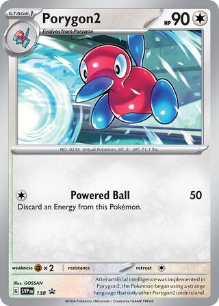 Porygon2 138/209 from Scarlet & Violet Promos
