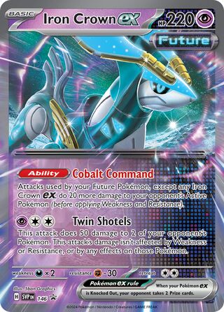 Iron Crown ex 146/209 from Scarlet & Violet Promos