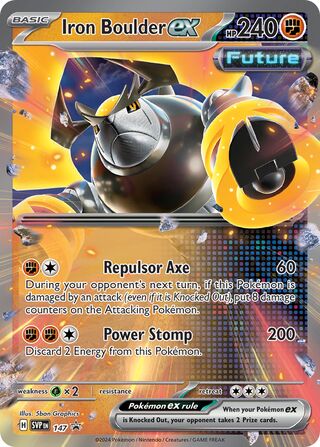 Iron Boulder ex 147/209 from Scarlet & Violet Promos