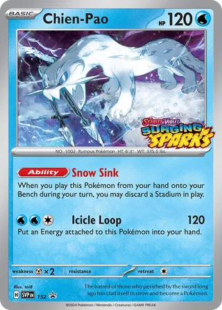 Chien-Pao 152/209 from Scarlet & Violet Promos