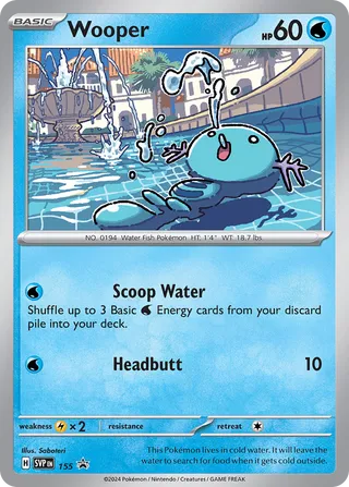 Wooper 155/209 from Scarlet & Violet Promos