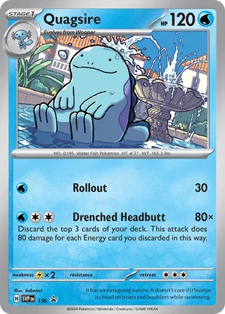 Quagsire 156/209 from Scarlet & Violet Promos