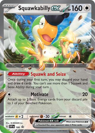 Squawkabilly ex 160/209 from Scarlet & Violet Promos