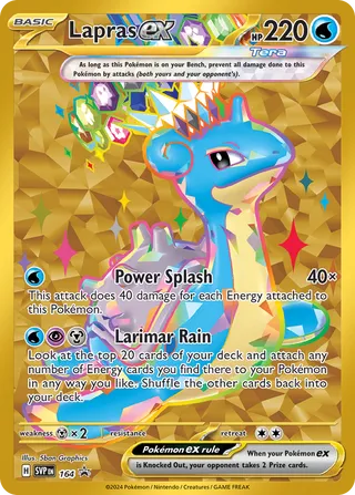 Lapras ex 164/209 from Scarlet & Violet Promos