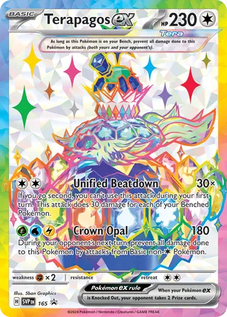 Terapagos ex 165/209 from Scarlet & Violet Promos