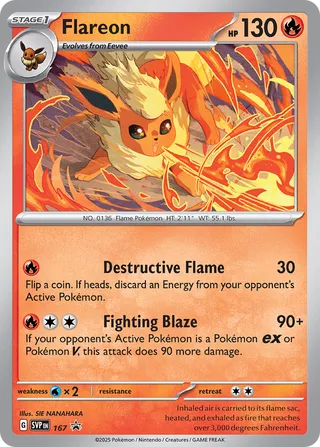 Flareon 167/209 from Scarlet & Violet Promos
