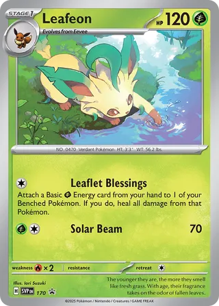 Leafeon 170/209 from Scarlet & Violet Promos